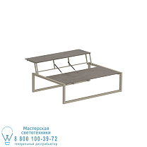 NINIX LOUNGE TABLE 150T TERRA MARRONE С ПОКРЫТИЕМ ПЕСОЧНО-КЕРАМИЧЕСКОЙ МАТЕРИАЛОЙ Royal Botania