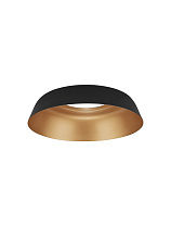 Sandy Black & Gold Steel Shade (2 pcs/box) D:39.2 H:9.1 cm