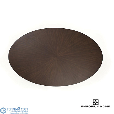 Flute Table Top-Oval-Walnut-78 Global Views стол