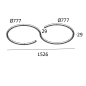 INFORM R3 DOWN 92748 B-B черный Delta Light накладной потолочный светильник