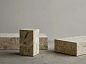 71009-002130 Audo Copenhagen Plinth Большой журнальный столик 76x137 см, Kunis Breccia — фото 6