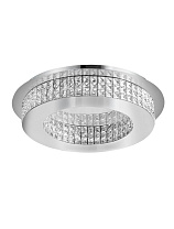 Chrome Aluminium K9 Crystal LED 40 Watt 220-240 Volt 2400Lm 4000K IP20 D: 50 H: 10.7 cm