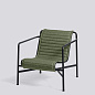 AB562-B293-AB70 Hay Низкое стеганое кресло для отдыха Palissade Cushion, оливковое — фото 1