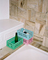 AB634-A601-AC69 Hay Colour Crate Коробка для хранения цветных ящиков S, 17x26,5 см, тёмно-мятная — фото 1