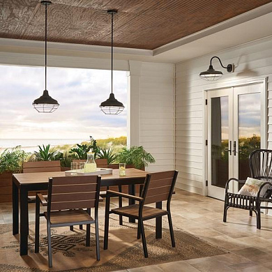 Pier 16" 1 Light Wall Light Gloss Grey уличный настенный светильник 49991GG Kichler