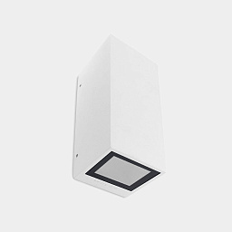Afrodita-GU10 Leds C4 Afrodita уличный настенный светильник с прямоугольным корпусом и направленным светом вниз