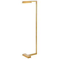 Dessau 46 Floor Lamp 46 natural brass 2700K 90 CRI integrated led 90 cri 2700k 120v
