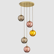 Pick-n-Mix Ball Standard - Diamond, Warm, 5 Drop Cluster латунь