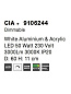 9106244 CIA Novaluce светильник LED 50Вт 230В 3000Lm 3000K IP20