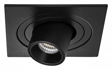 встраиваемый потолочный спот черный 3000К