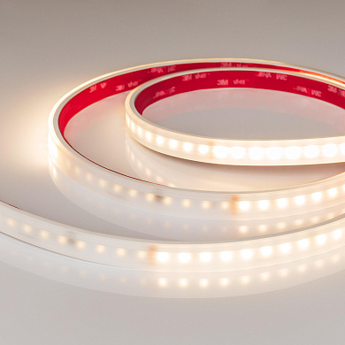 058177 Arlight Лента герметичная DMX-PS-A96-14mm 24V Warm3000-PX12 (14 W/m, IP67, 5m)