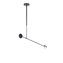 00-5694-05-05 Leds C4 Invisible подвесной светильник на длинном кронштейне с регулируемым вылетом черный
