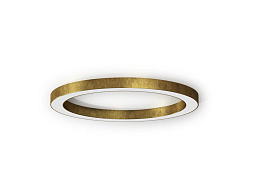 P08221.120.0402 Panzeri Silver ring потолочный или настенный светильник с золотистым кольцом