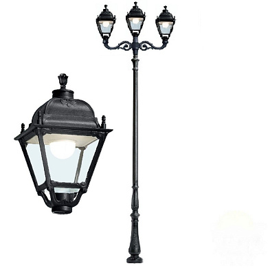Парковый фонарь Fumagalli HOREB ADAM/SIMON 2L+1