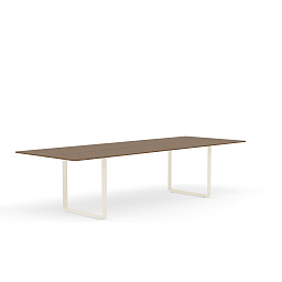 70TAB295A0903 Muuto 7070 обеденный стол массив копченого дуба песочный 108x295 см