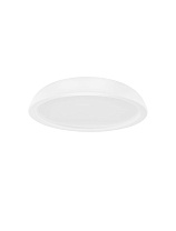 Triac Dimmable Sandy White Steel, Aluminium & Acrylic LED 25Watt 220-240Volt 1765Lm IP20 3000K D:45 H:9.5 cm