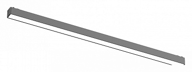 линейный светильник Skyflat черного цвета для магнитного трека 48V