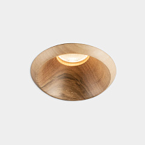 Downlight Play Raw Walnut Emergency 11.9W 3000K CRI 90 33.5º Walnut wood IP54 1277lm