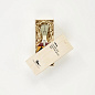 21502717 Wooden Doll Vitra Деревянная фигурка с вытянутым лицом в оранжево-чёрном наряде — фото 1