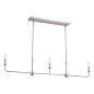 Pallas 48.25" 3 Light Linear Chandelier Polished Nickel люстра 52519PN Kichler