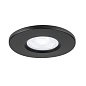 1008067 SLV UNIVERSAL DOWNLIGHT cover IP65 R black декоративное кольцо — фото 2