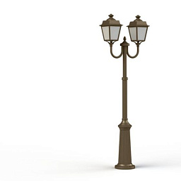 150034054 Roger Pradier Place Des Vosges Evolution уличный фонарный столб с тройным фонарём песочного оттенка