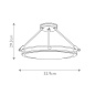 Потолочный светильник Collier Hinkely HK-COLLIER-SF-M-BX черный оксид — фото 5