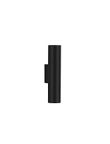 Sandy Black Aluminium LED MR11/GU10 2x10 Watt 100-240Volt IP20 Bulb Excluded light up & down D:4 W:6.5 H:18 cm