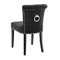 105081 Dining Chair Key Largo black cashmere NEW стул Eichholtz