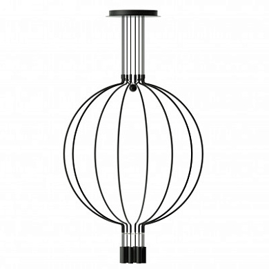 SPLIAIG8NENELED Axolight Liaison L8 SP LED крупная дизайнерская люстра чёрный