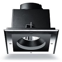 Megazip Downlight квадратный Comfort нержавеющая сталь 2700 K 30.8 Вт