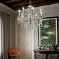 044934 Ideal Lux GIOCONDA SP8 ARGENTO chandelier серебро — фото 1