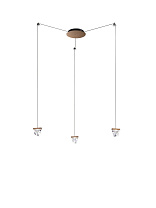 Tripla F41 3 источника света Бронза 2700 К PUSH 1..10 В