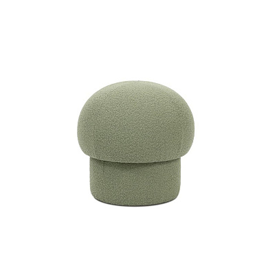 2831-6000 Uno Design House Stockholm Круглый пуф в зелёной обивке