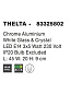83325802 THELTA Novaluce светильник LED E14 2x5Вт 230В IP20