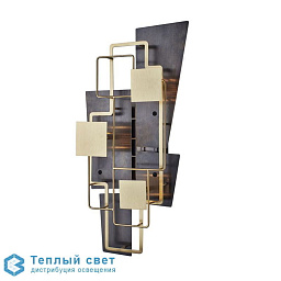 MAP 2 - Applique DCW Map настенный светильник из прямоугольных металлических сегментов темного оттенка