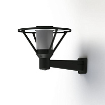 Bermude N° 1; Frosted glass E27 105W Detector; Dark grey