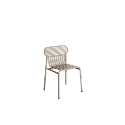 M0740121 La Petite Friture WEEK-END Обеденный стул садовый металлический песочный