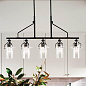 Everett 42" 5 Light Linear Chandelier in Black люстра 52379BK Kichler — фото 5