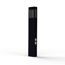 Brick² N° 4; Black PMMA E27 23W Plug; Velvet black