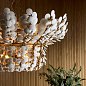 Люстра Arteriors Bilal, кокосовая скорлупа цвета слоновой кости — фото 2