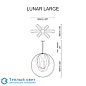 LUNAR LARGE подвесной светильник CTO LIGHTING LUNPELBZSB — фото 4