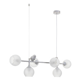 A2150SP-6WG Arte Lamp GEMELLI подвесная люстра с шестью плафонами белого цвета