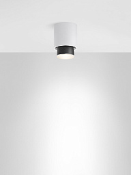 Claque F43 10 cm White Ceiling light Fabbian Claque Потолочный светильник