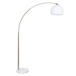 A5822PN-1SS Arte Lamp PAOLO торшер с купольным плафоном на изогнутой стойке