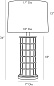 DP49002-358 Curtis Lamp Arteriors настольная лампа