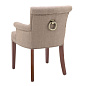 107634 Dining Chair Key Largo with arm camel linen стул Eichholtz