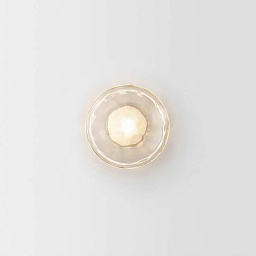 Romatti PEARLY W1421W, прозрачный плафон 20 × 20 см