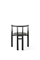 41811ELPL080 New Works Bukowski Chair, Black / Pur lin LI 419 80 — фото 2