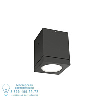 TUBE CARRE OUTDOOR CEILING SURFACE 1.0 LED 8W CRI80 3000K ANTHRACITE GREY Wever Ducre